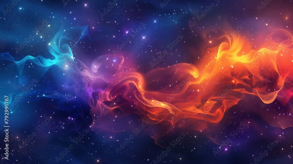 Nebula Star Galaxy Astronomy Abstract - obrazy, fototapety, plakaty 