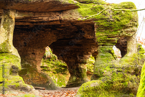 La Grotte de l’Ermitage au cœur du massif de la Serre, La Serre, Jura, Bourgogne-Franche-Comté, France, Europe photo