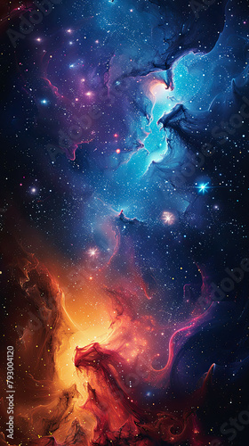 Stellar Fantasia A Galaxy of Colorful Dreams