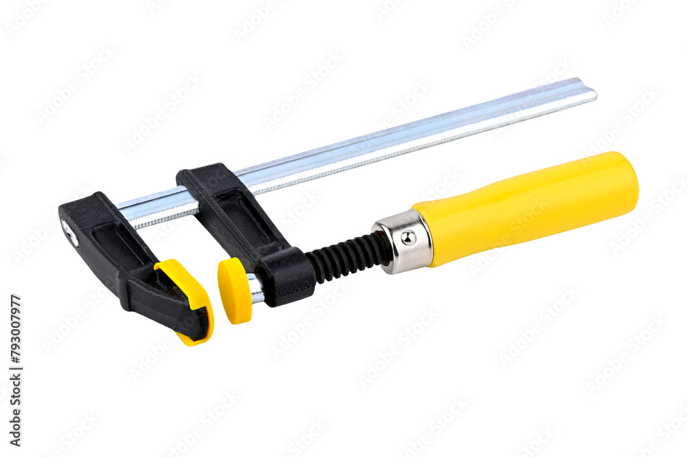 Yellow vise clamp Yellow vise clamp