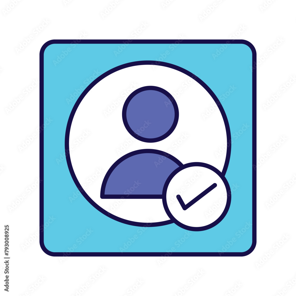 user account icon with white background vector stock illustration user account icon with white background vector stock illustration