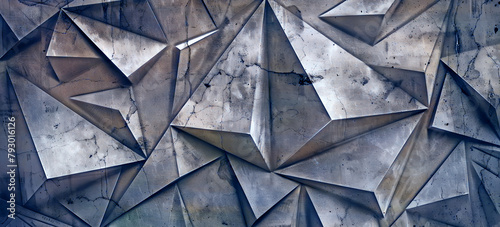 abstract background with triangles, ai generated