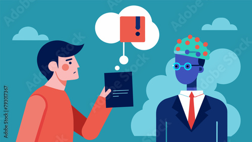 A person looking conflicted while holding a job offer that requires the use of a neural enhancement device questioning the ethics of using it to gain.