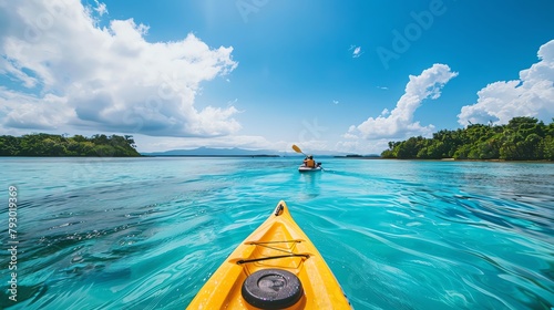 Try out a new water sport, Kayak equipped with travel insurance information for safety photo