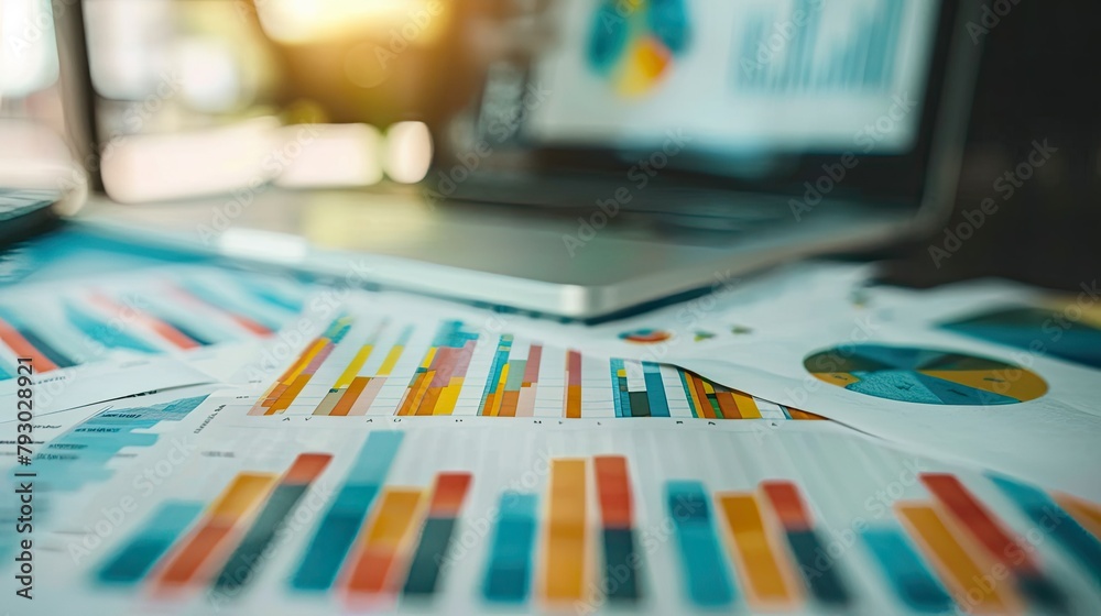 financial charts and graphs background financial charts and graphs background