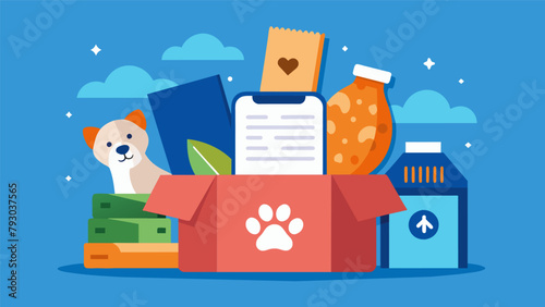As a parting gift each guest receives a care package filled with pet supplies and informational brochures on responsible pet ownership ensuring photo