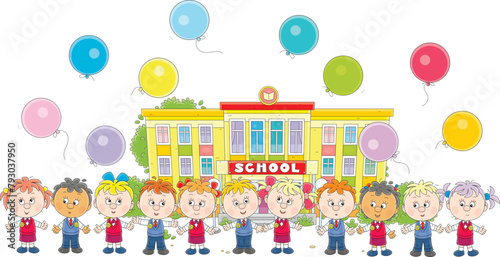 Greeting card with happy li...