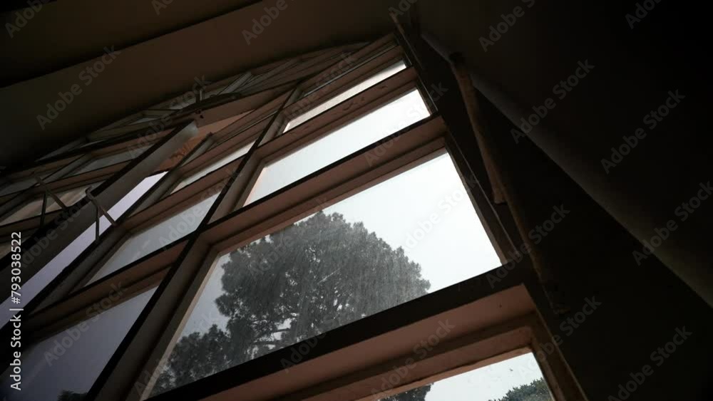 Opening Doors, Illustration of a building door with huge windows through which the sun's rays shine. exit, Blurry background. Huge panoramic window and rays of light Opening Doors, Illustration of a building door with huge windows through which the sun's rays shine. exit, Blurry background. Huge panoramic window and rays of light