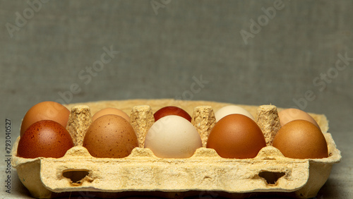 Chicken eggs, fresh and very good for your health