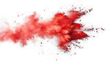 red chalk powder explosion