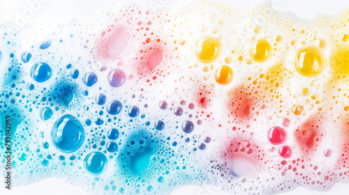 soap bubbles  foam