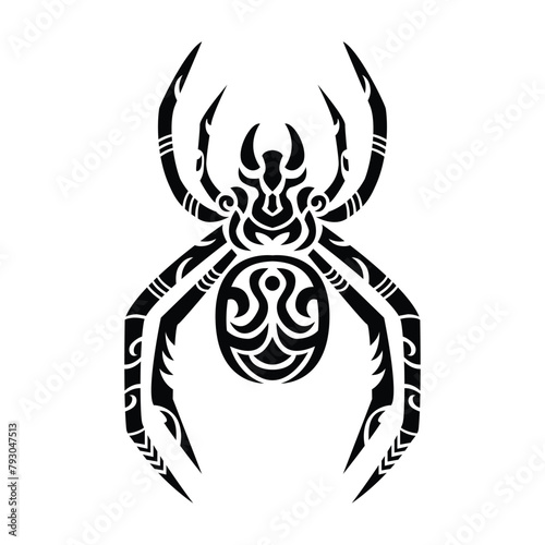 tribal spider 