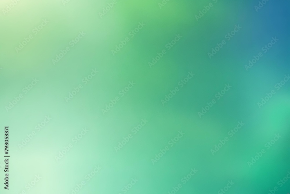 Obraz premium Abstract gradient smooth Blurred Blue And Green background image