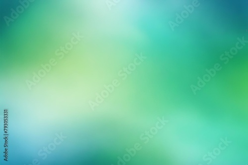 Abstract gradient smooth Blurred Blue And Green background image