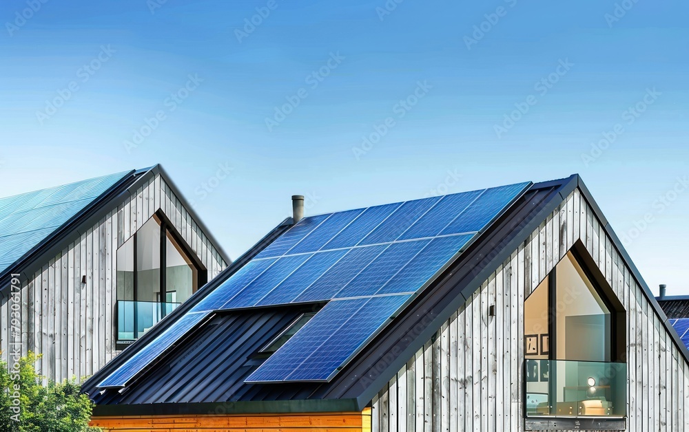 Modern Eco-Friendly Homes with Solar Panels Modern Eco-Friendly Homes with Solar Panels