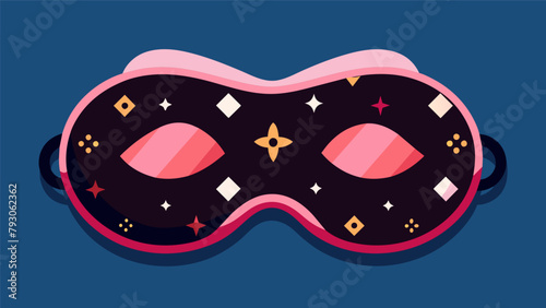 Elevate your sleep experience with a sleep mask designed by a renowned fashion designer featuring their signature prints for a touch of glamour..