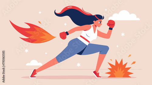 A woman escaping from an abusive marriage regains her confidence and independence through discovering her passion for kickboxing.