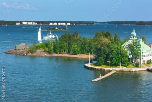 Islands near Helsinki in Finland