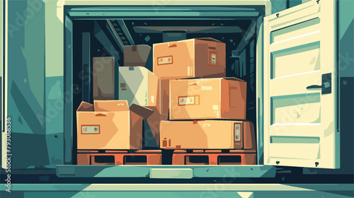 Transportation delivery service box warehouse isola