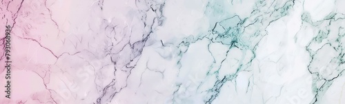 Whispers of Serenity. Pink Blush and Mint Marble Abstract Splendor.