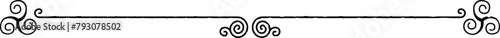 Elegant Header Footer - Celtic Triskeles
