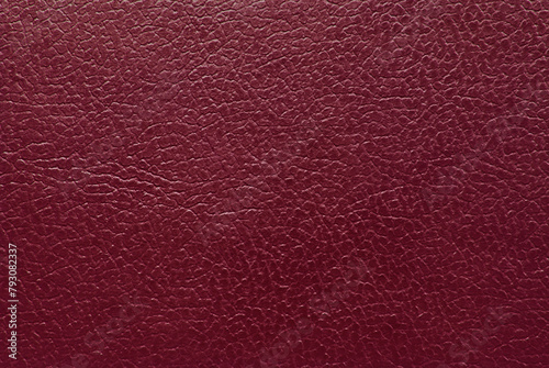 Maroon color leather texture as background