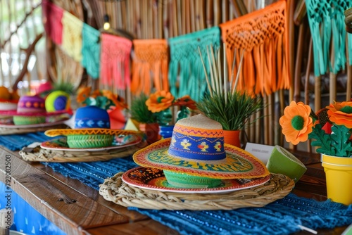 Mexican hats on a street stall