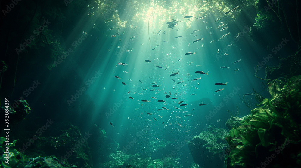 Unterwasserszene Unterwasserszene