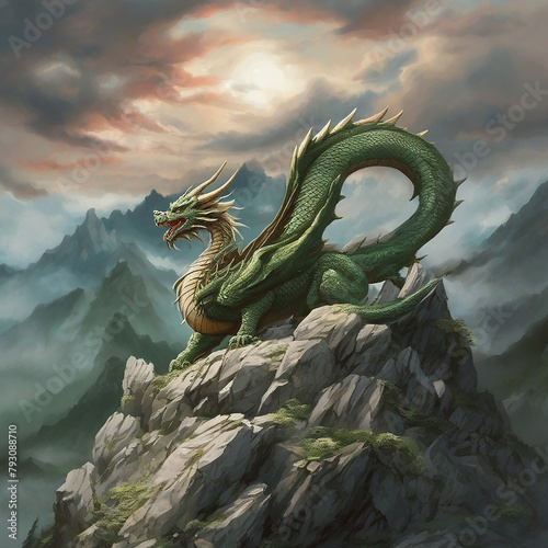 Dragon's Lair: Atop the Summit of the High Mountain © mixzacc