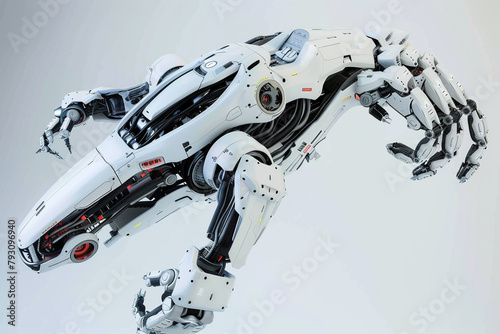 biologically inspired robotic systems, highlighting biomimetic design and articulation 32K, photo