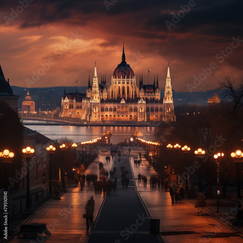 budapest, parlament, ungarn, donau, bauwerk, architektur, fluss, nacht, ungarisch, stadt, europa, orientierungspunkt, anreisen, capital, wasser, regierung, himmel, ortsbild, alt, anblick, haus, panora photo