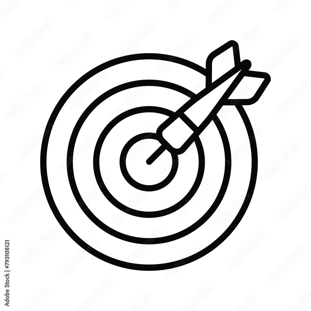 dart icon vector design template simple and clean dart icon vector design template simple and clean
