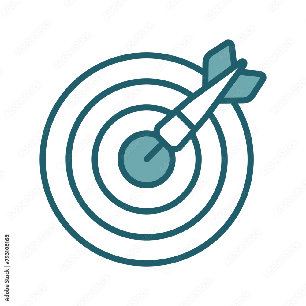dart icon vector design template simple and clean dart icon vector design template simple and clean
