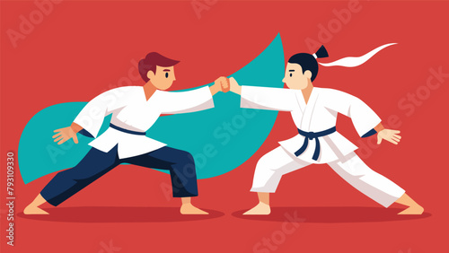 Two rival dojos one from Korea and one from Japan put aside their differences and join forces to demonstrate their skills at a cultural