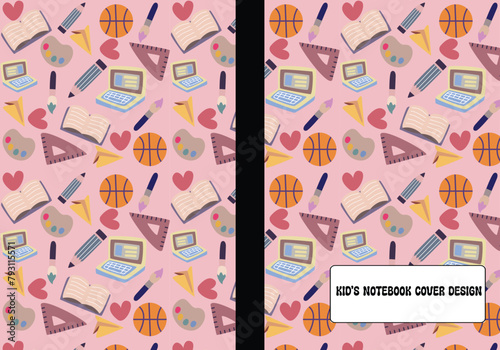 vector Kids Nootbook Design