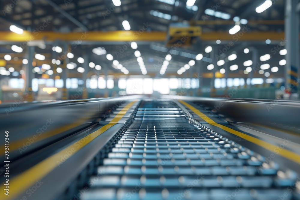 Empty roller conveyor Empty roller conveyor
