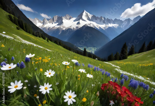 alpine meadow © Muhammad