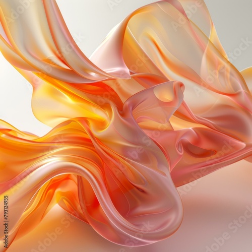 b'Colorful abstract background with smooth wavy folds'