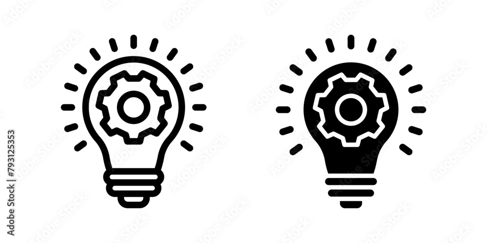 Innovation icon set. flat illustration of vector icon Innovation icon set. flat illustration of vector icon