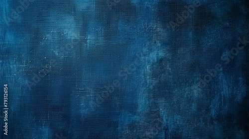 b Blue oil painting canvas texture background 