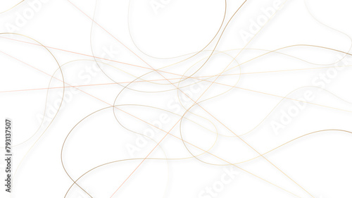 Random line pattern background. Decorative pattern with tangled curved lines. Random chaotic lines abstract geometric pattern vector background.	
