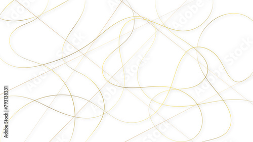 Random line pattern background. Decorative pattern with tangled curved lines. Random chaotic lines abstract geometric pattern vector background.	