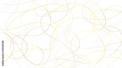 Random line pattern background. Decorative pattern with tangled curved lines. Random chaotic lines abstract geometric pattern vector background.	