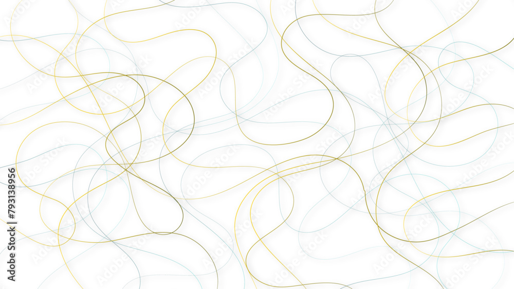 Colorful random pattern line stroke on a transparent background. Decorative golden pattern with tangled curved lines. Random chaotic lines abstract geometric pattern vector background.
Colorful random pattern line stroke on a transparent background. Decorative golden pattern with tangled curved lines. Random chaotic lines abstract geometric pattern vector background.