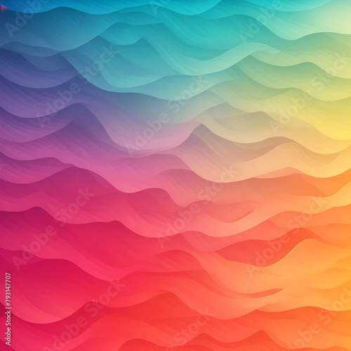 A Vibrant Abstract Gradient Background with Fluid Wave Patterns