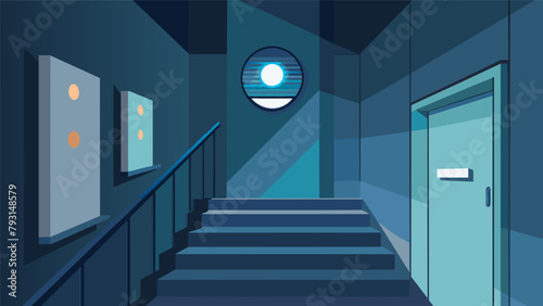 Motion sensor lights in the hallway and staircase automatically turn off when no one is around saving energy without sacrificing safety.