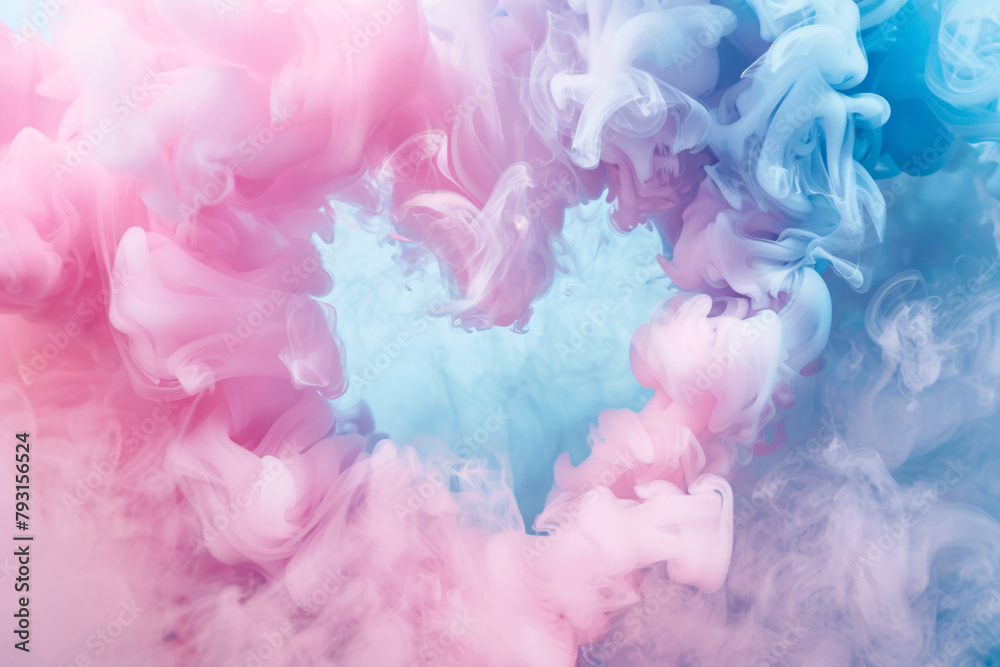 Fototapeta premium Abstract colorful smoke background.