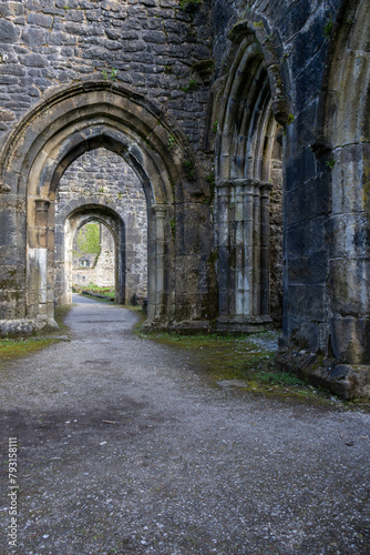 Medieval Arched Doorways in Abbey