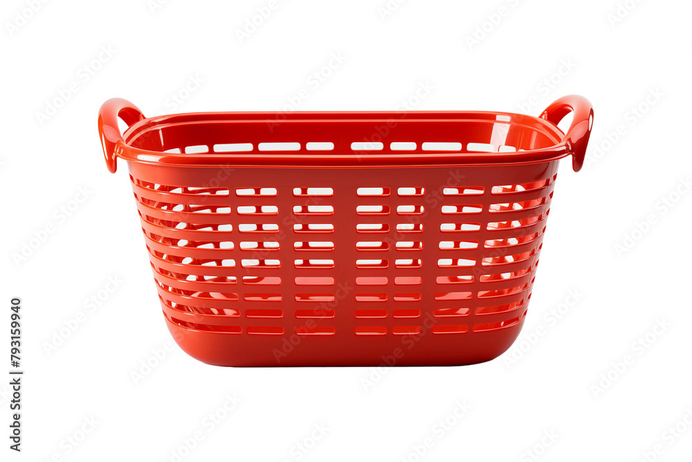 Plastic Basket on transparent background. Plastic Basket on transparent background.