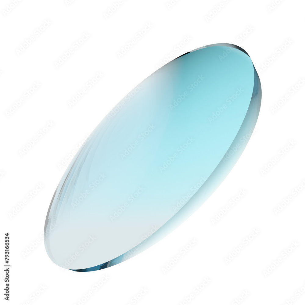 round glass lens eyewear manufacturing 3d illustration on white background round glass lens eyewear manufacturing 3d illustration on white background
